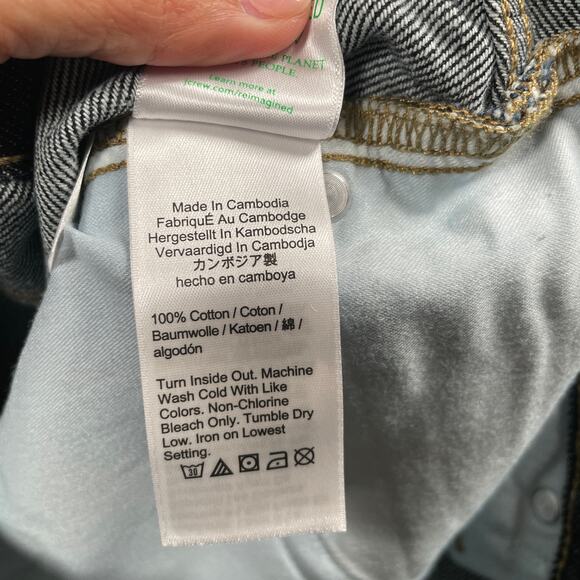 New J.Crew Womens Size 31 Mini Denim Skirt Black Cotton Pockets STYLE BT791 - Picture 10 of 10